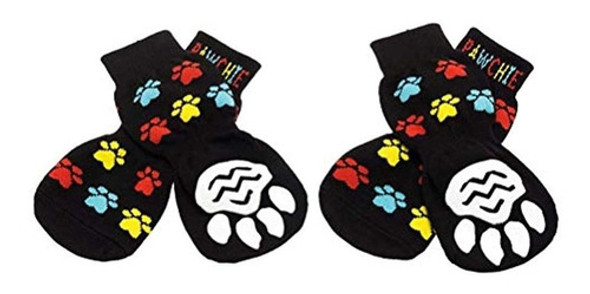 Calcetines Antideslizantes Pawchie Para Suelos De Madera, Pr 1