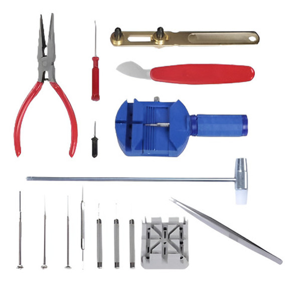 16 Pc Ver Reparación De Herramientas Kit Muñeca Resorte Pin 0