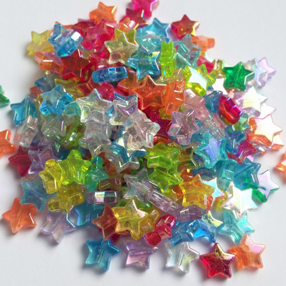 Cuentas De Acrílico Transparente Mix Colores - 100 Unidades 1