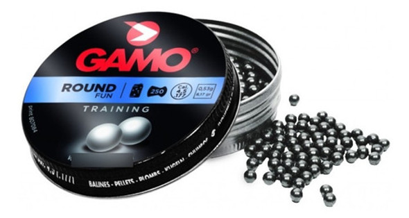 Combo Balines Gamo Round 5.5 X 250 Esfericos Caza X 5 Latas 0 Combo Balines Gamo Round 5.5 X 250 Esfericos Caza X 5 Latas 0