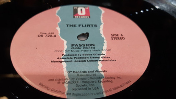 The Flirts Passion Vinilo Maxi Usa 1982 Muy Bueno 2 Mixes 1