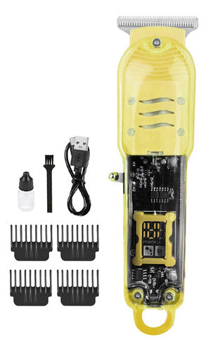 Ferramenta De Corte Elétrica Para Barbear Cabelo, Amarelo 0