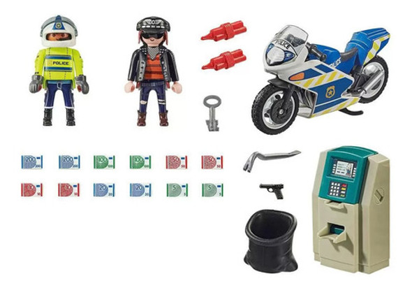 Playmobil City Action Caixa Eletronico Policial Sunny 70572 1