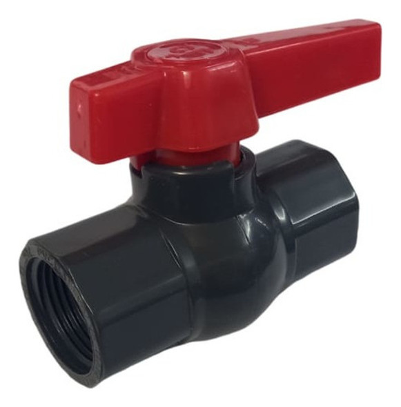 Llave De Paso Valvula Esferica Pvc Plastica 2 Pulgada H-h 0