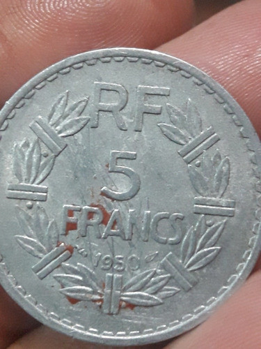 Moneda Francesa 5 Francos Año 1950 !!!!! 0