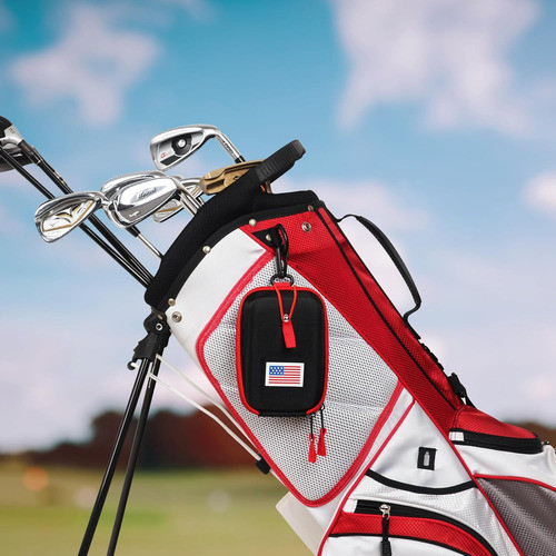 Estuche De Rangefinder Negro Con Borde Rojo 10x5x3cm 1