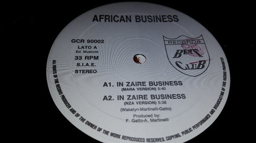 African Business In Zaire Italy Vinilo Maxi Muy Bueno 1990 1