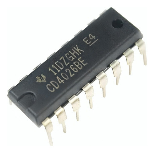 Circuito Integrado Cd4026 Ci Dip Cd 4026 Novo Original 0