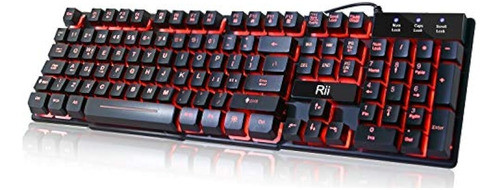 Rii Rk100 Teclado Con Retroiluminación Led De 3 0
