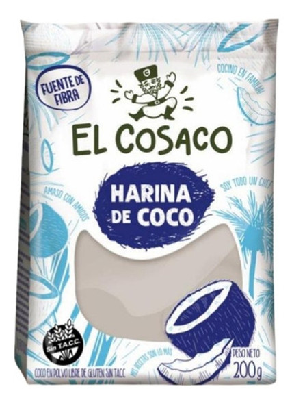 Harina De Coco Sin Tacc El Cosaco 200g 0 Harina De Coco Sin Tacc El Cosaco 200g 0