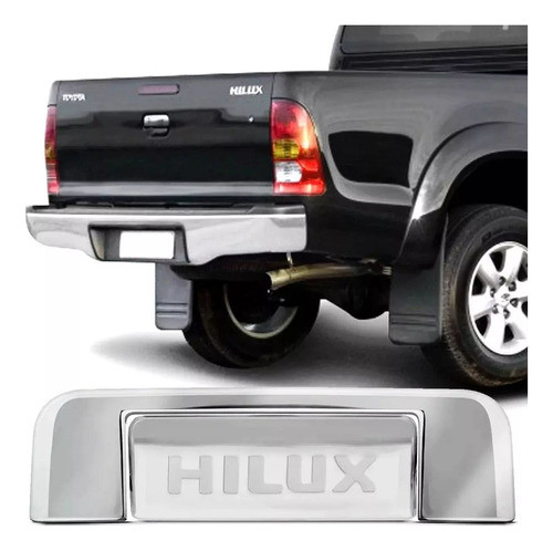 Cubre Manija Cromada Porton Trasero Toyota Hilux 2005 - 2015 0