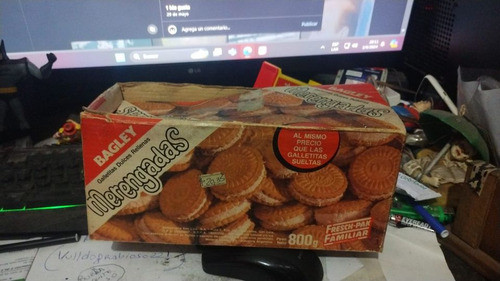 Antigua  Caja  Carton  Bagley Merengadas Año 1983.. 0