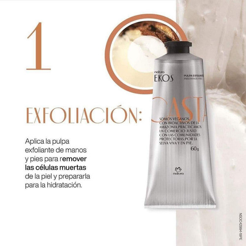 Natura Ekos Pulpa Hidratante Para Pies Castaña 40% Off 1