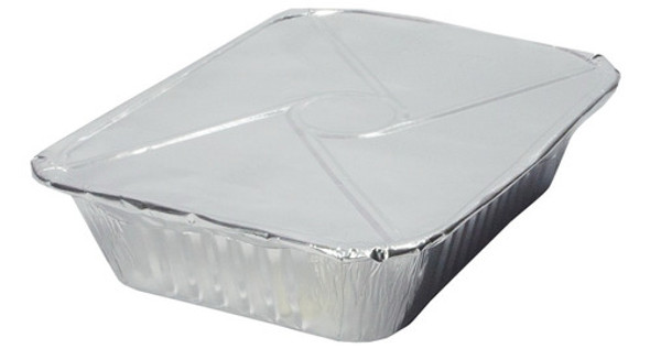 Bandeja De Aluminio F275 Con Tapa De Aluminio X 300un. 0 Bandeja De Aluminio F275 Con Tapa De Aluminio X 300un. 0