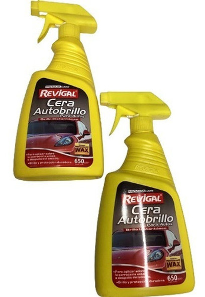 Cera Auto Brillo Para Autos Revigal 0