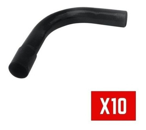 Pack X10 Curva Caño Luz Plástica 3/4 1