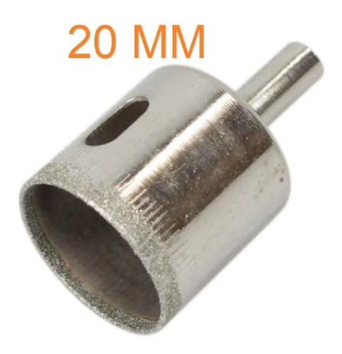 Mecha Copa Vidrio Diamantada 20mm Porcelanato Cerámica 1