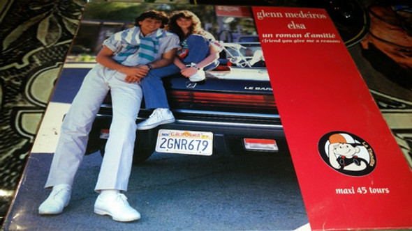 Glenn Medeiros Elsa Un Roman D Amitie Vinilo Maxi France 89 0