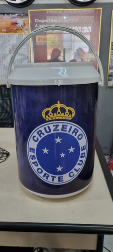 Cooler Térmico , Carrinho Time Cruzeiro Mais Chaveiro Raposa 1