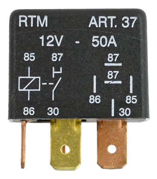Relay Mini  12v. 5 Terminales. Sin Soporte. 0
