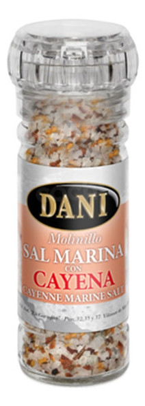 Sal Marina Con Pimienta Cayena En Molinillo Dani 100gr 0