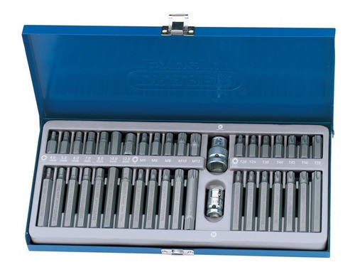 Juego De Puntas Torx Hexa Spline 40 Pcs Automotor Eurotech 0