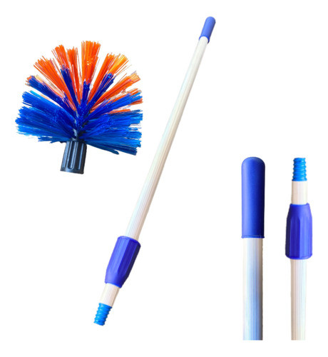 Vassoura Limpa Teto C/ Cabo Telescópio 3 Mts - Alto Alcance 0