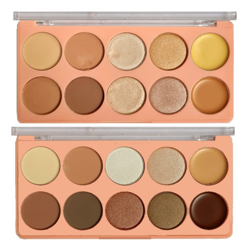 6 Paleta Contorno Corretivo E Iluminador Lua E Neve Ataca Sj 1