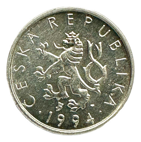 Republica Checa - 1 Koruna - Año 1994- Km #7 - Corona 1