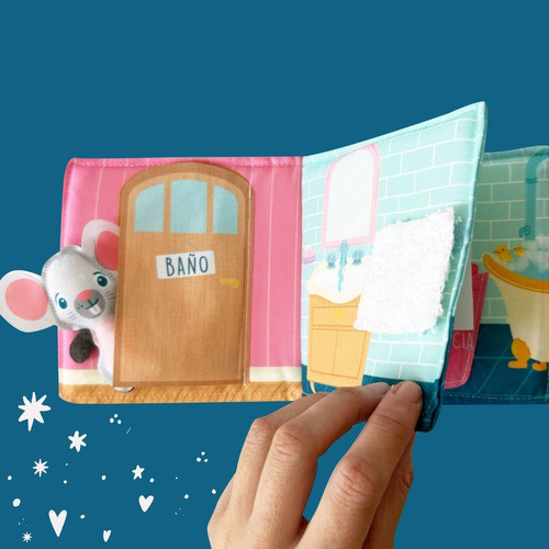 Libro Sensorial Didáctico Infantil: ¡ Vamos A Bañarnos ! 1