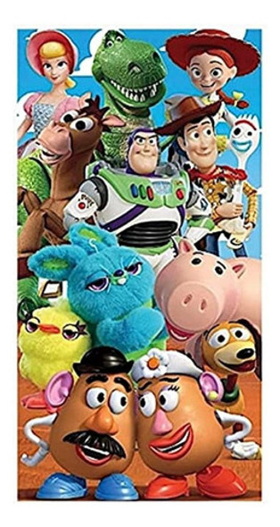 Disney Toy Story Group Toalla De Playa 28 X 58 Pulgadas 0