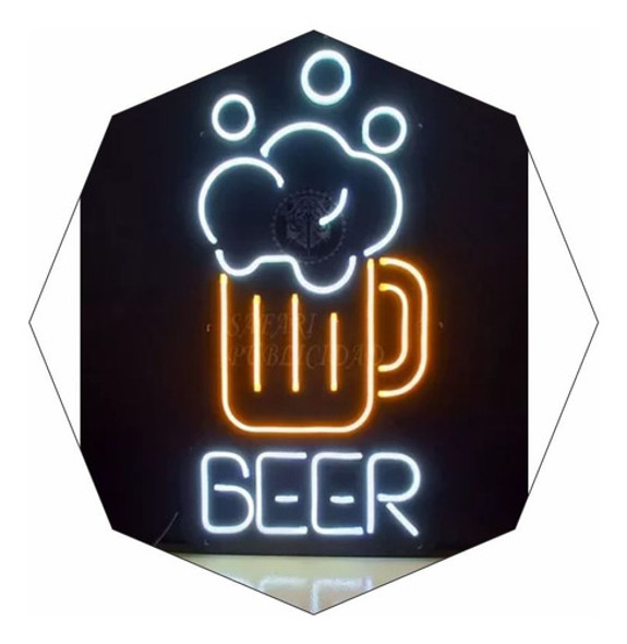 Cartel Chopp Beer En Neón Led - Comercios - Deco 0