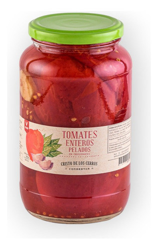 Tomates Enteros Pelados *780g Cristo 0