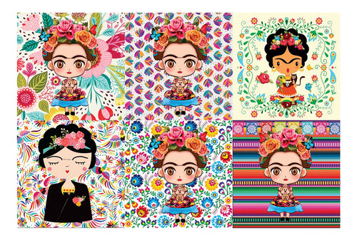 Decoupage Laminas Set Mini Friditas X 6 Laura Craft 0