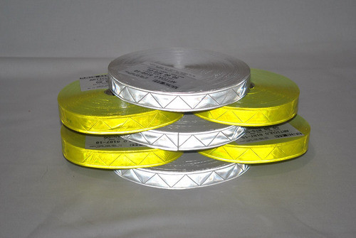 Cinta Reflex H.gloss Amarilla/blanca 1 Pulgada X 5 Metros 1