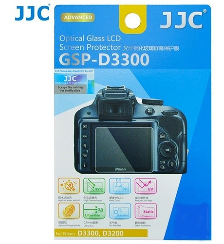 Glass Protector De Pantalla Nikon D3300-d3200- 0