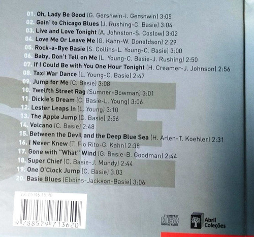 Cd Mitos Do Jazz - Count Basie 1