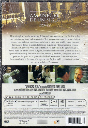 El Amanecer De Un Siglo - Dvd Nuevo Original Cerrado - Mcbmi 1