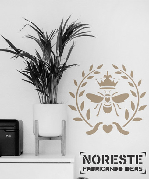 Stencil Paris Vintage Pared Mueble Almohadon  50x60 Sel1205 0