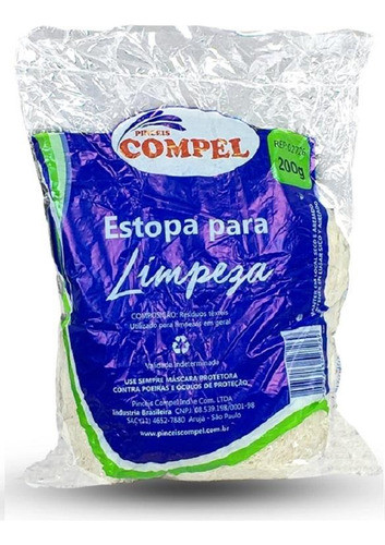 Estopa Alvejada Compel 200g Compel 0.2702 0