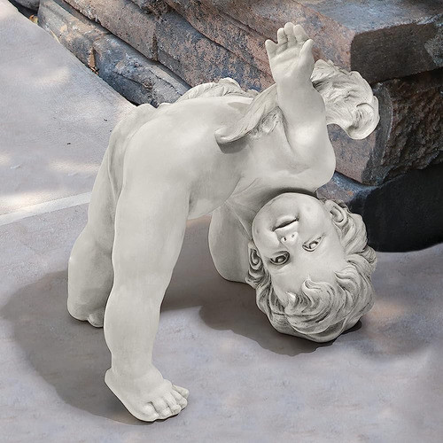 Diseño Toscano Sh30003413 Turvey-the Tumbling Cherub Statue, 1