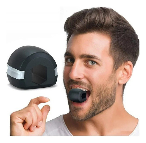 Ejercitador Facial Y Mandibula Tonifica Cara Y Cuello Gris 1