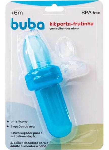 Kit Com 2 Porta Fruta Com Colher Dosadora Alimentação Bebe 1
