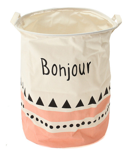 Cesto Organizador Redondo Estampado Moderno 0