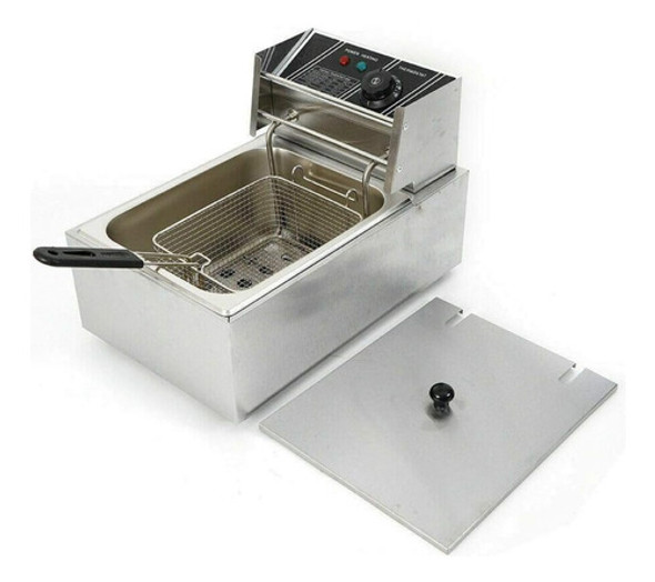 Freidora De Aceite Industrial 6l Acero Inoxidable 220v 0