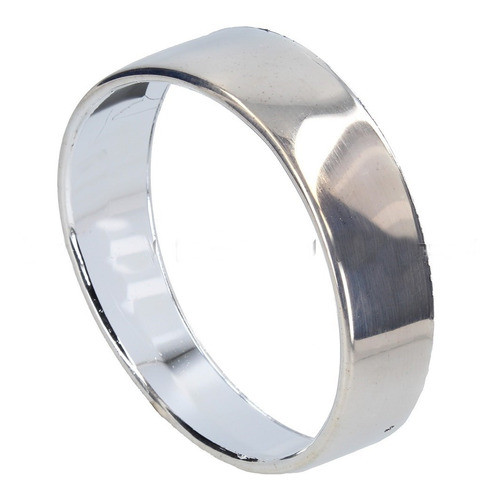 Juego Aros De Faro Óptica Fiat 600 Metálicos Cromados 1