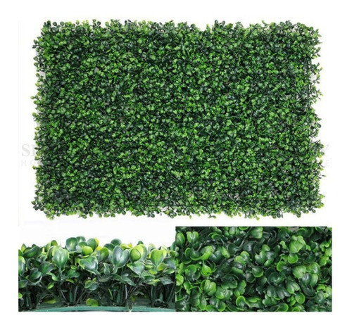 Panel Vegetacion Artificial Cesped Vertical Tupido X4 Unid 0