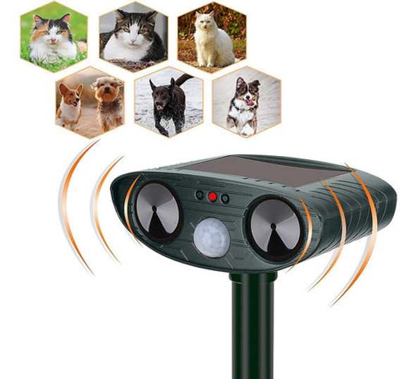 Dissuasão De Gato Ultra-sônico Com Sensor De Movimento E Fla 0