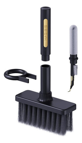 Cepillo Limpiador Teclado Cerdas Suaves Multifunción 5 En 1 0