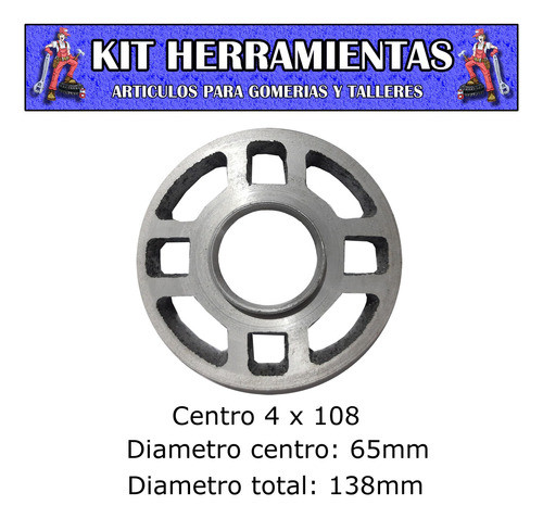 Separador De Rueda Llanta Peugeot 206 207 Partner 20mm Guia 1